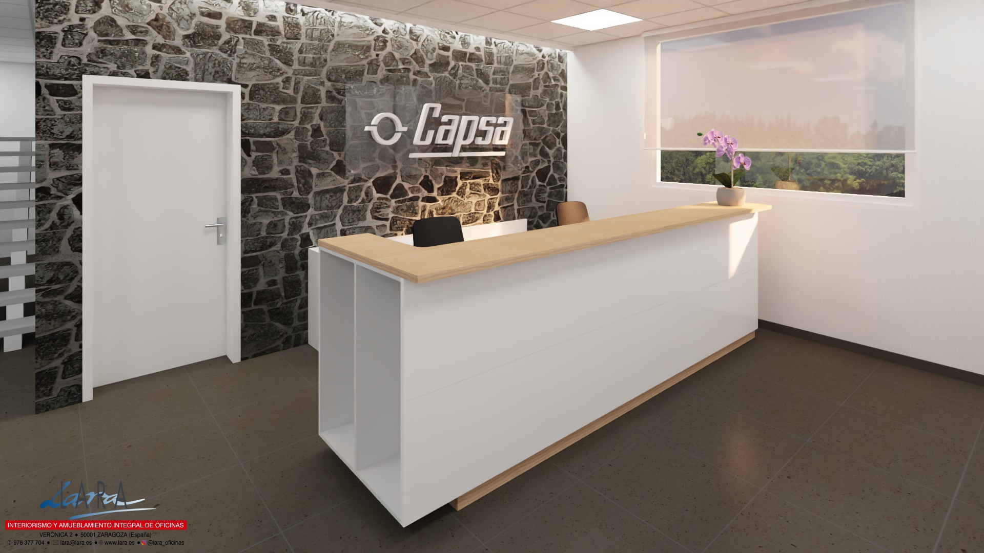 COMPAÑÍA-ARAGONESA-DE-PORTACOCHES-CAPSA-LARA-AMUEBLAMIENTO-INTEGRAL-OFICINAS